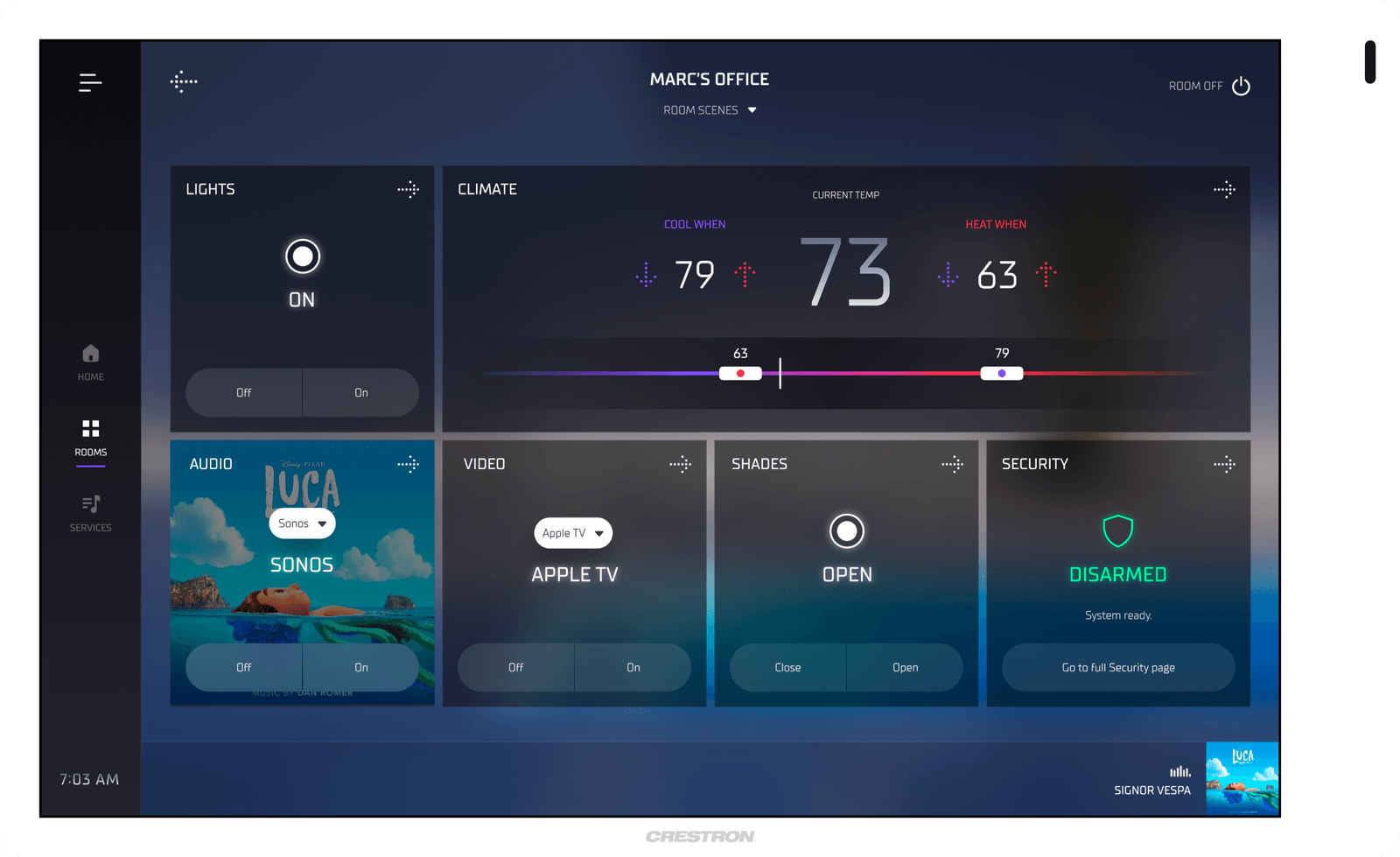 Tahoe Crestron Ch5 GUI Templates by Intuitiv